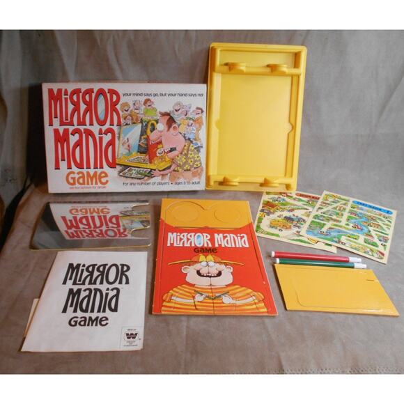 Vintage 1982 Mirror Mania Game Whitman #4835-21 Complete - Picture 2 of 10